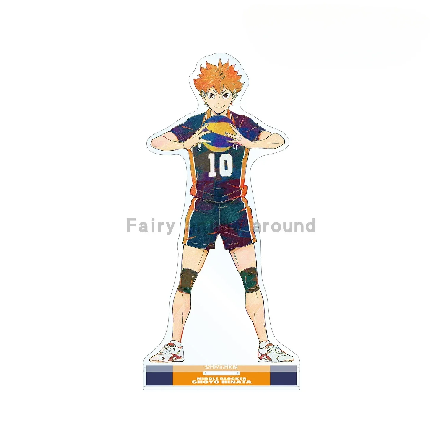 ¡Haikyuu! Figuras de acción de Shoyo Hinata Tobio Kageyama, Daichi, seramura, Tadashi, Yamaguchi, soporte acrílico, modelo de placa