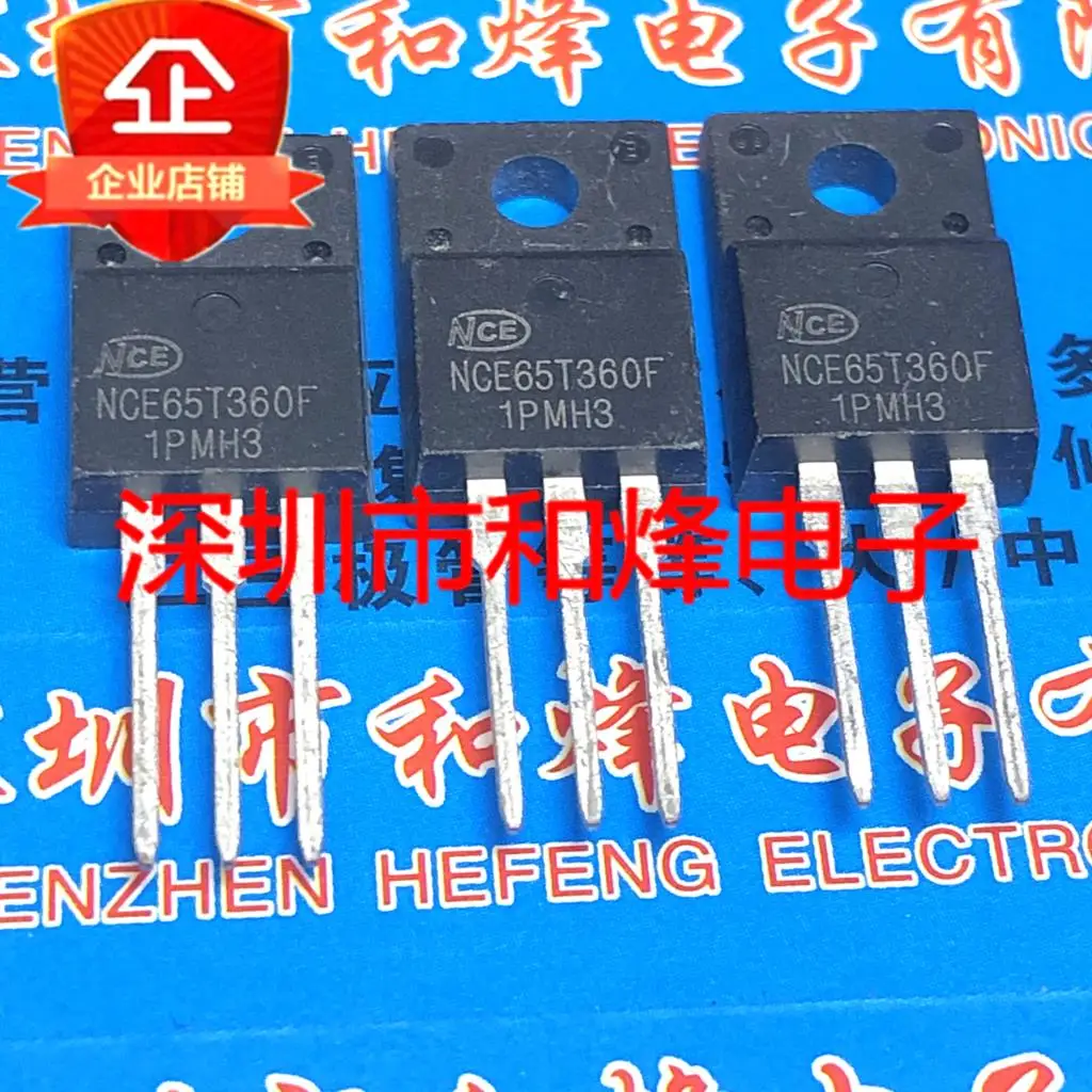 5PCS-10PCS NCE65T360F  TO-220F 650V/11.5A N On Stock  New And Origjnal