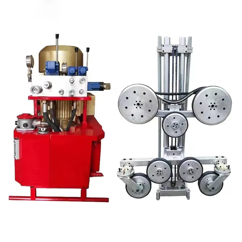 Precision Hydraulic Diamond Wire Saw For Straight Line Cutting Accurate Concrete Sawing Machine For Structural Integrity