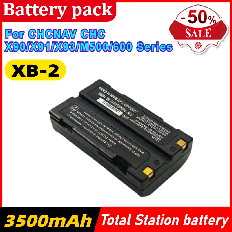 

XB-2 3500mAh GPS Battery for CHCNAV CHC X90/X91/X93/M500/600 Series GPS-RTK