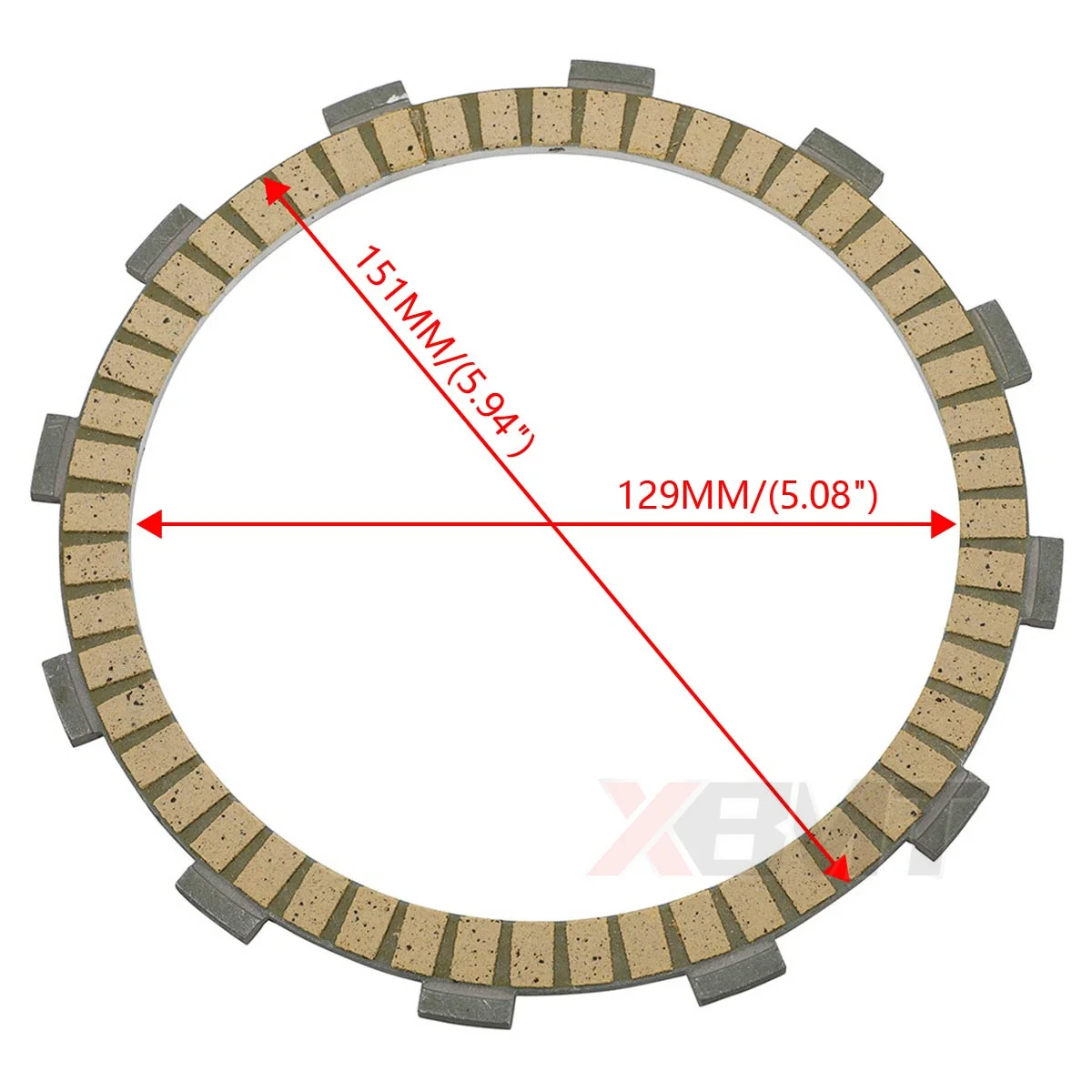 Clutch Friction Plate Disc For Harley Dyna Fat Bob Road King Glide Ultra Heritage Softail Custom Breakout FXSB Rocker FXCW