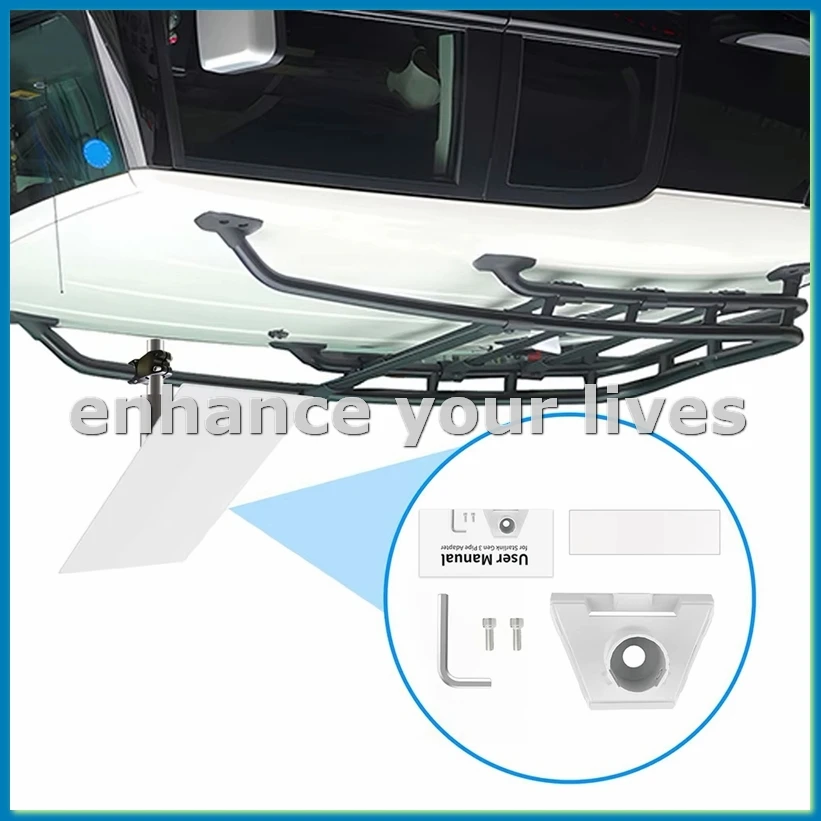 For Gen 3 Pipe Adapter Roof Mounting Pole Pipe Connectors Satellite Bracket Roof Mount for Gen 3-A28R