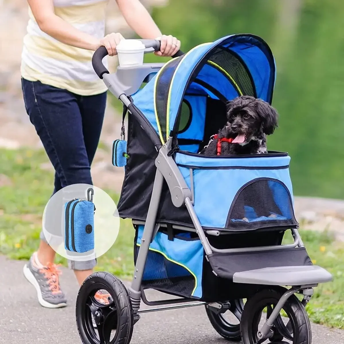 Dog Poop Bag Dispenser -and Personal Items Carrier 6