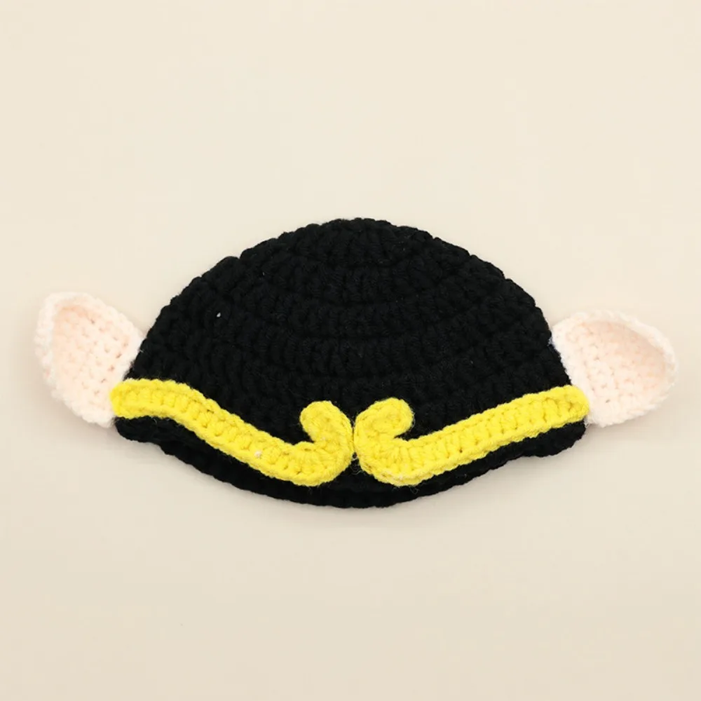 Refined Style Knitting Wool Cat Hat Elastic Cute Design Pet Hat Photo Props Puppy Hat Party Photo Shoot