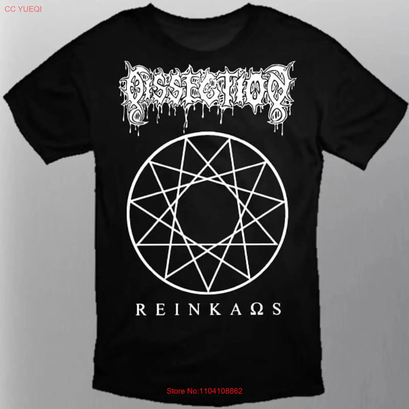 Dissection Reinkaos T Shirt NEW OFFICIAL vintage Washed streetwear designer clothes graphic Breathable Top For Everyday Wear