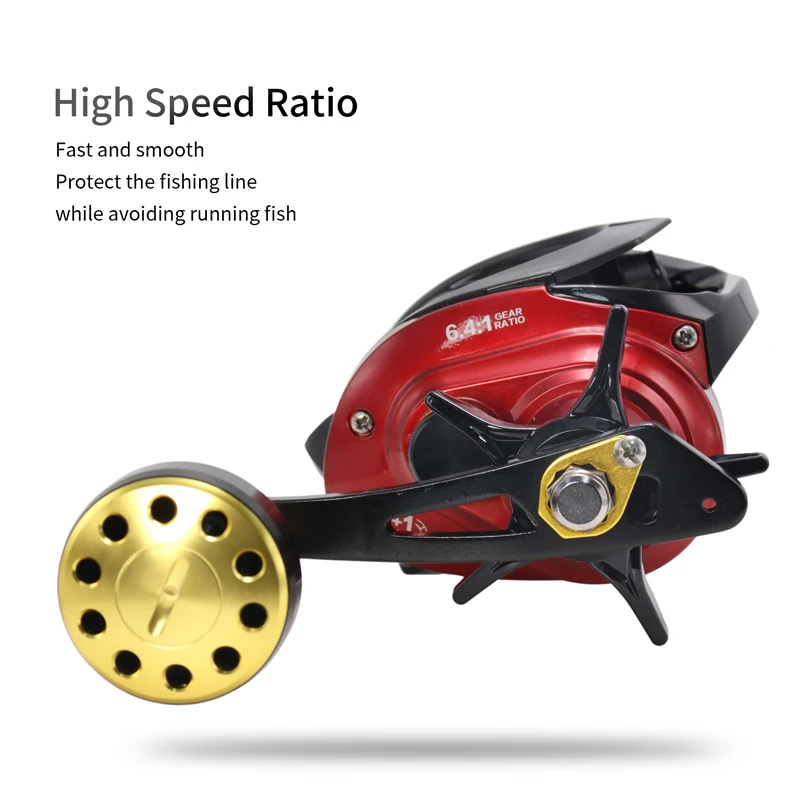 ZYZ Baitcast Fishing Reel Max Drag 15KG Ultralight High-strength Carbon Fibre Body 6.1:1 High Speed Accessory Sea Fishing Wheel