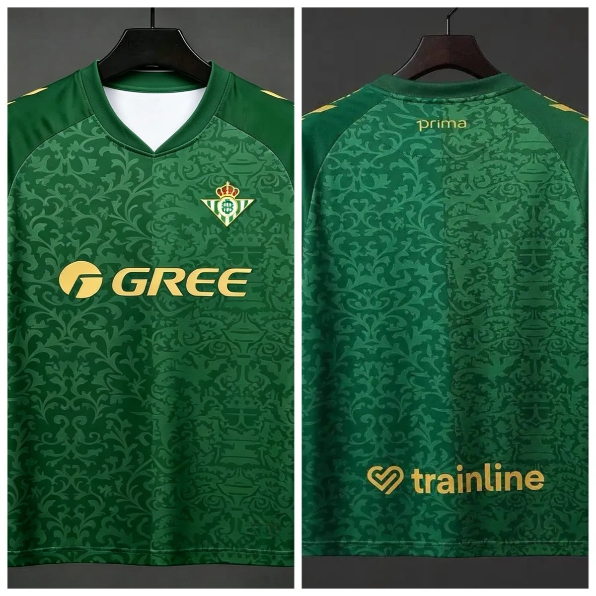 Camiseta de Fútbol del Betis 26-27, Camiseta Deportiva de Verano para Hombre con Estampado 3D, Transpirable y de Secado Rápido