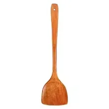 1PC-Wooden Spatula for Non-Stick Pan; Special Wooden Cooking Utensil for Home Kitchen Use; Anti-Scalding Spatula