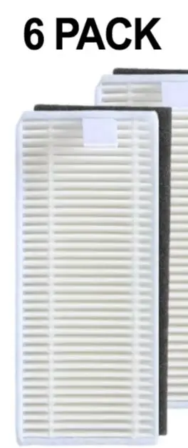 

6pcs Vacuum Filters For Lefant M310 Robot Vacuum Cleaner Hepa Washable Replacement Filters Accessories