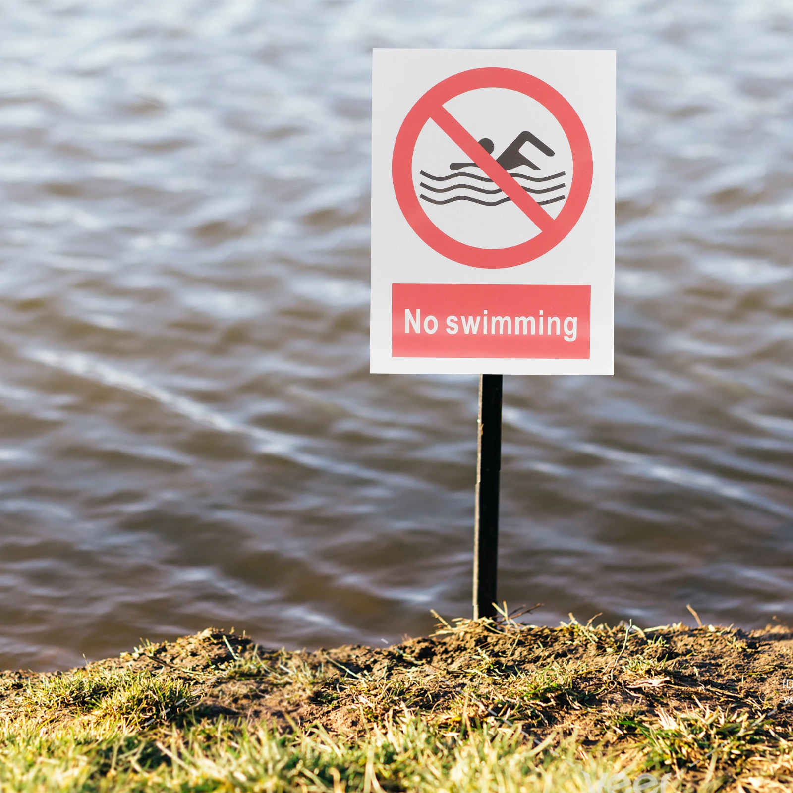 

Warning Signs Restaurant Safety Outdoor Pool Decor Service Swimming Label Aluminum Public