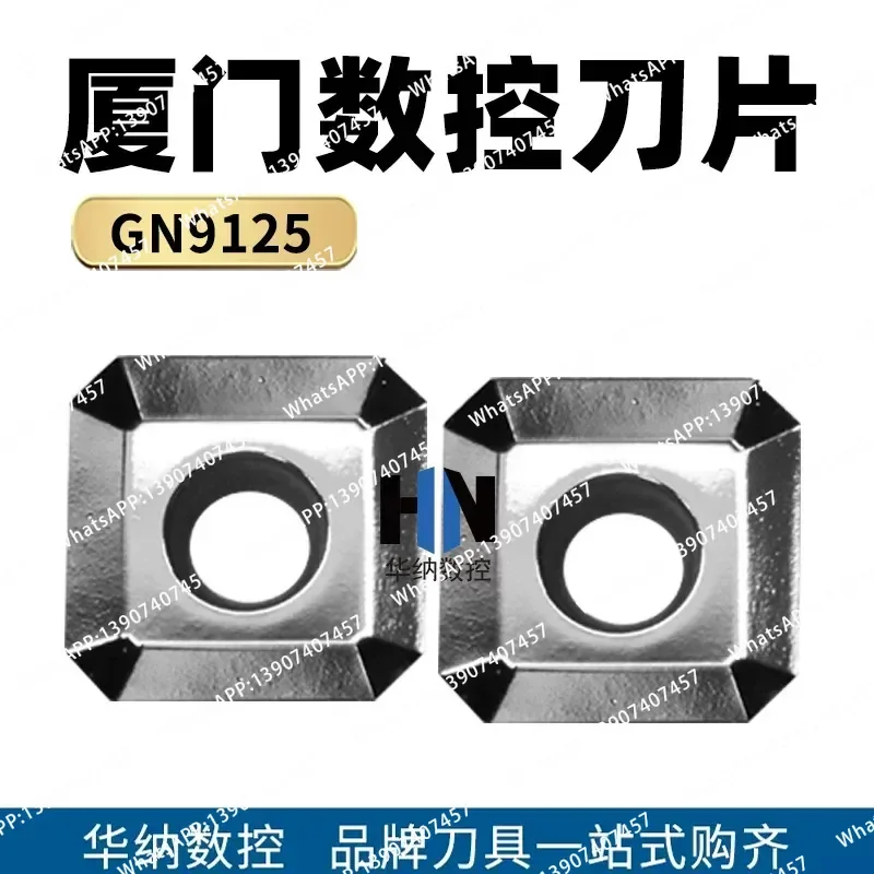 10pcs  Genuine Xiamen original milling insert SEET13T3AGFN-AL GN9125 machining aluminum alloy