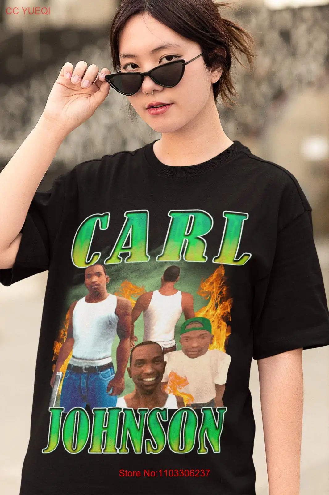 CJ Carl Johnson Unisex T-Shirt | GTA: San Andreas Fan | CJ Grove Street Shirt