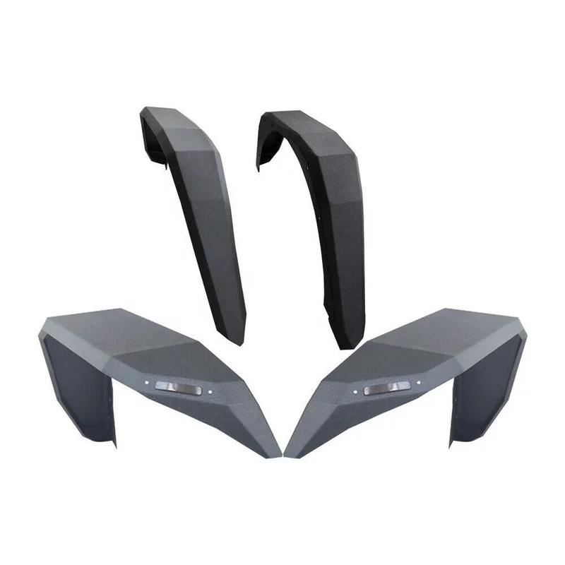 Auto Accessories OEM High Clearance Fender Flares With Lights Inner Fender Kit For Wrangler JL 2018+ Off‑Road Exterior Upgrade S