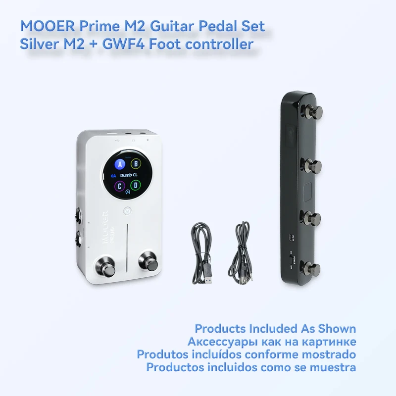 Mooer Prime M2 Guitar Pedal / GWF4 Footswitch, M2 Built-in 194