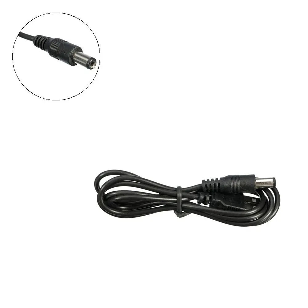 Adaptador de Cable para lámpara LED u otro equipo, conector de Cable de alimentación de barril, puerto USB a CC, color negro, 1M, 5,5X2,1mm, 5V, gran oferta