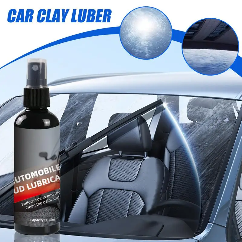 Clay Bar Lube 100ml Lubricant Spray For Clay Bar Detailer Spray Stain Remover Car Supplies For Clayblock & Car Detailing Clay