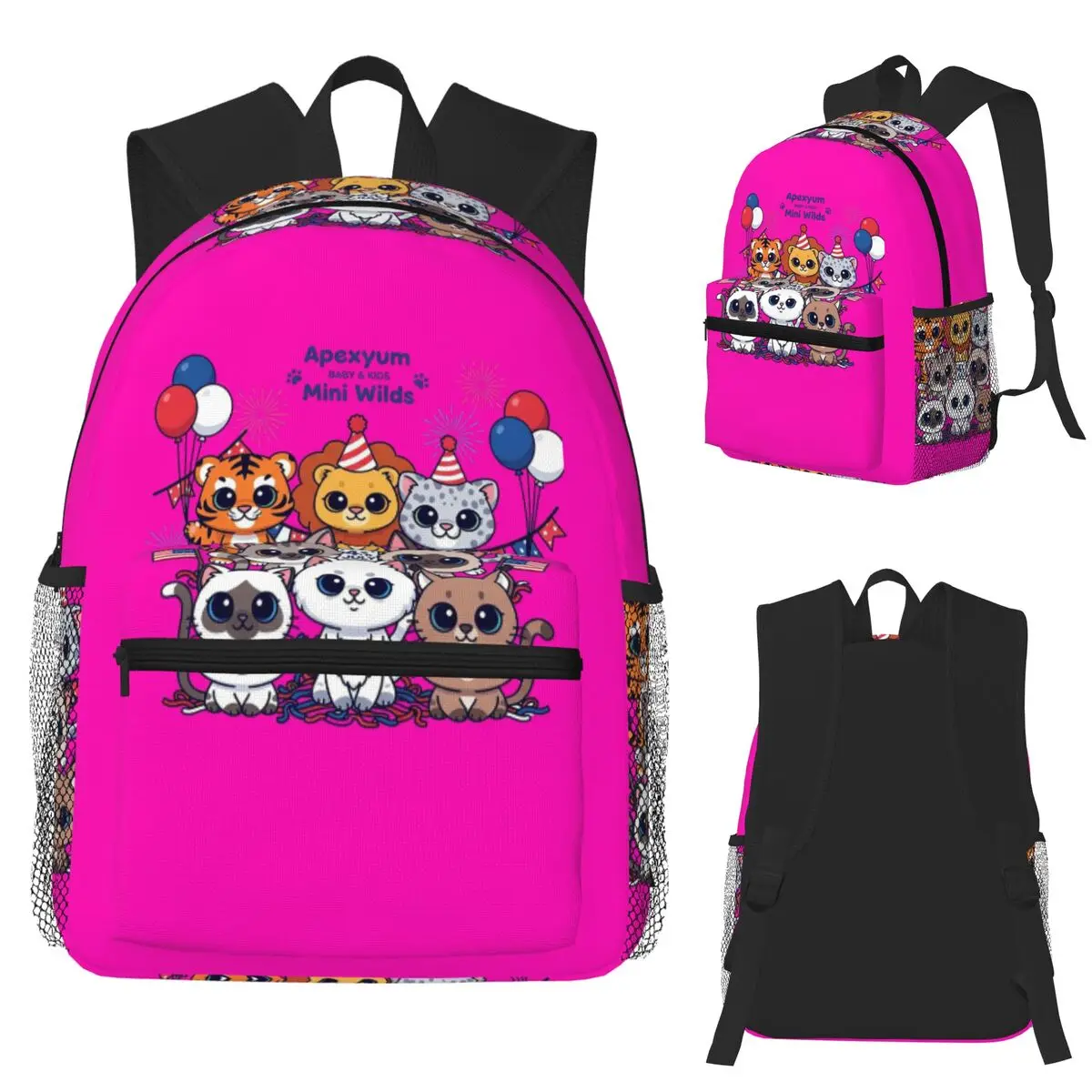 

4 JULY MINI WILDS APEXYUM BABY And KIDS Student Backpack School Bag Hiking Travel Daypack for Men Women Bookbag Shoulder Bags