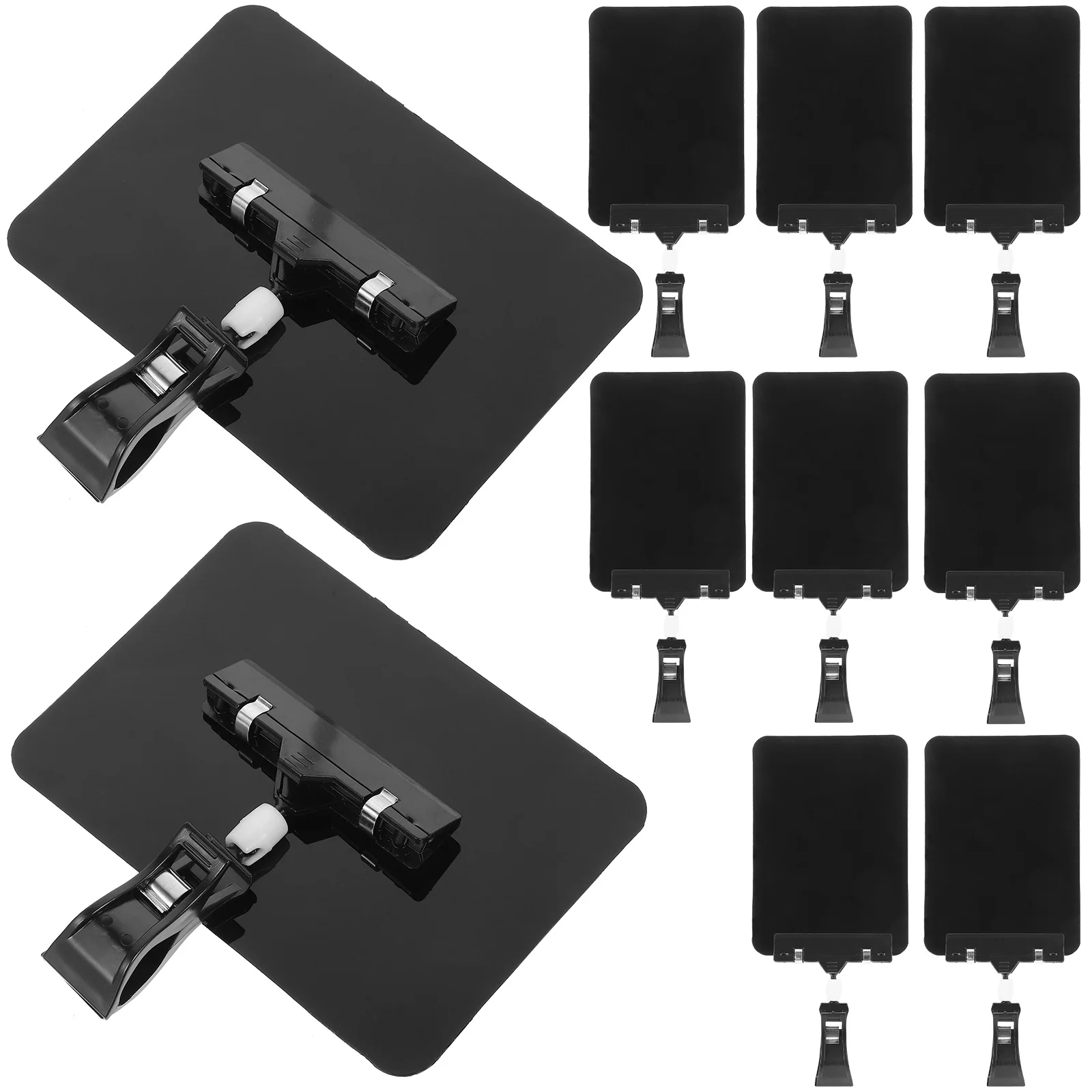 10 Pcs Fruit Price Tag Label Poster Stand Clothing Rack Mall Supermarket Accessory Sign Holder