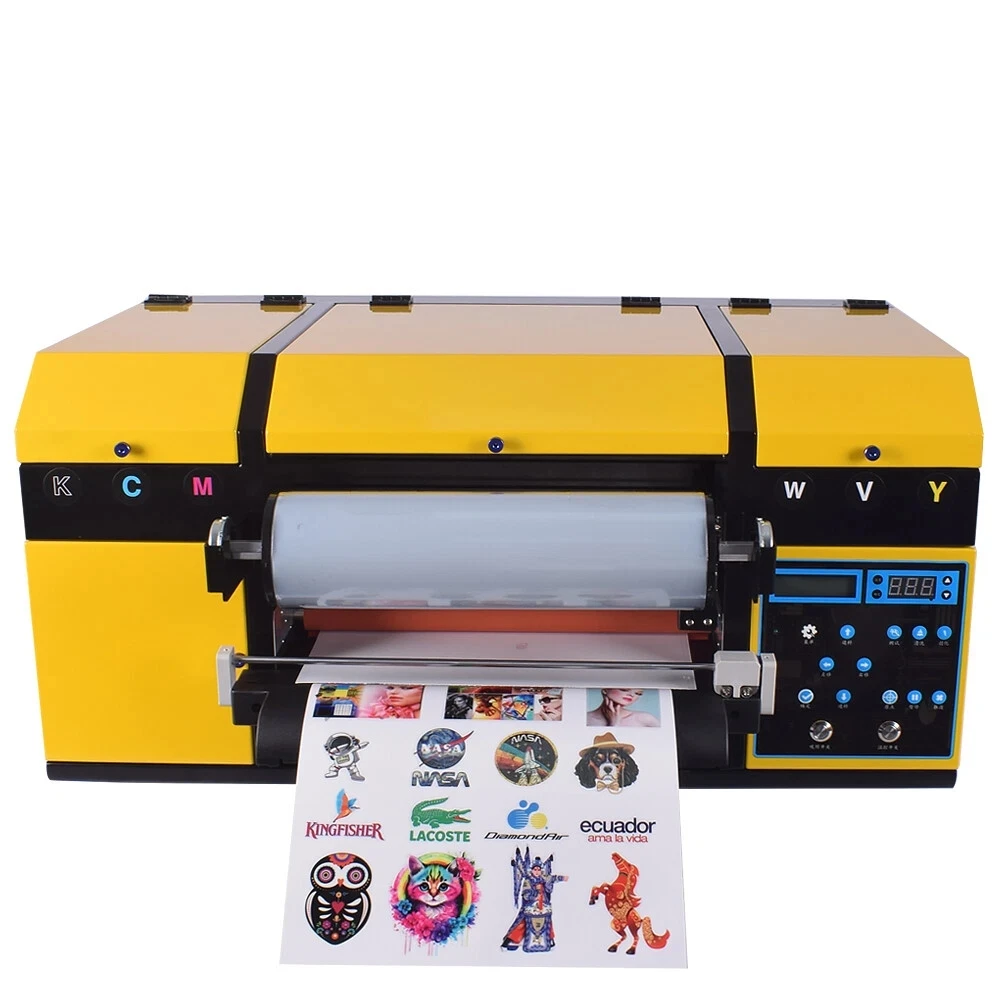 A3 UV DTF Printer Varnish Transfer Sticker Printing AB Film XP600 Nozzle