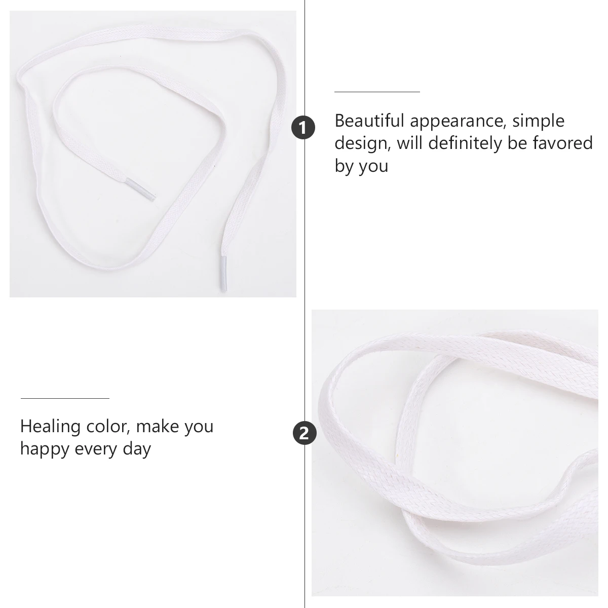 

1 Pair Waxed Cotton Shoelaces Flat For Sneakers Casual Shoes Running Jogging Durable Fray-Resistant Colored Laces Sport Shoe