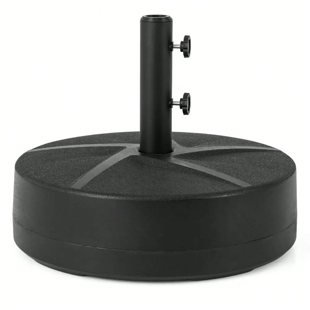 

Основание для круглого зонта для патио с 2 регулируемыми ручками и 3 адаптерами, для использования на открытом воздухе у бассейна