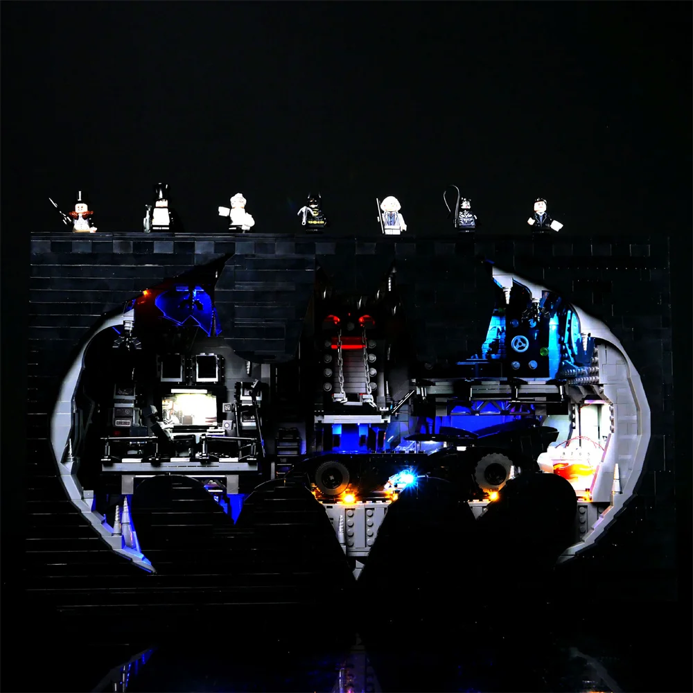 Batmansed Lighting Set For 76252 Batcave Shadow Box Super Herosed Not Include Building Block (Only Led Light Kit)