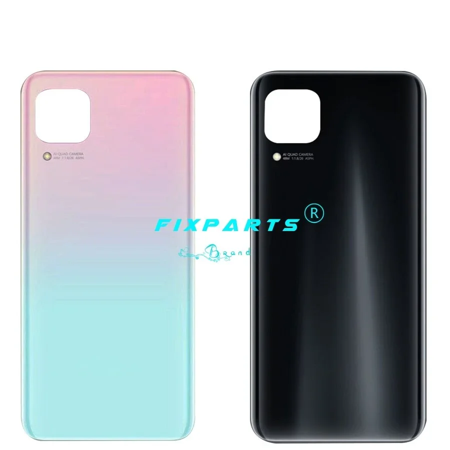 For Huawei P40 Lite Back Battery Cover Glass Housing Door Case Repair Parts For Huawei Nova 6 SE Rear Housing Glass