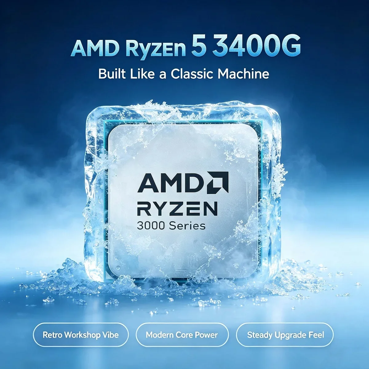 AMD Ryzen 5 3400G R5 3400G High Performance CPU Processor 4-Core 8-Thread 4.2GHz AM4 L3 8MB