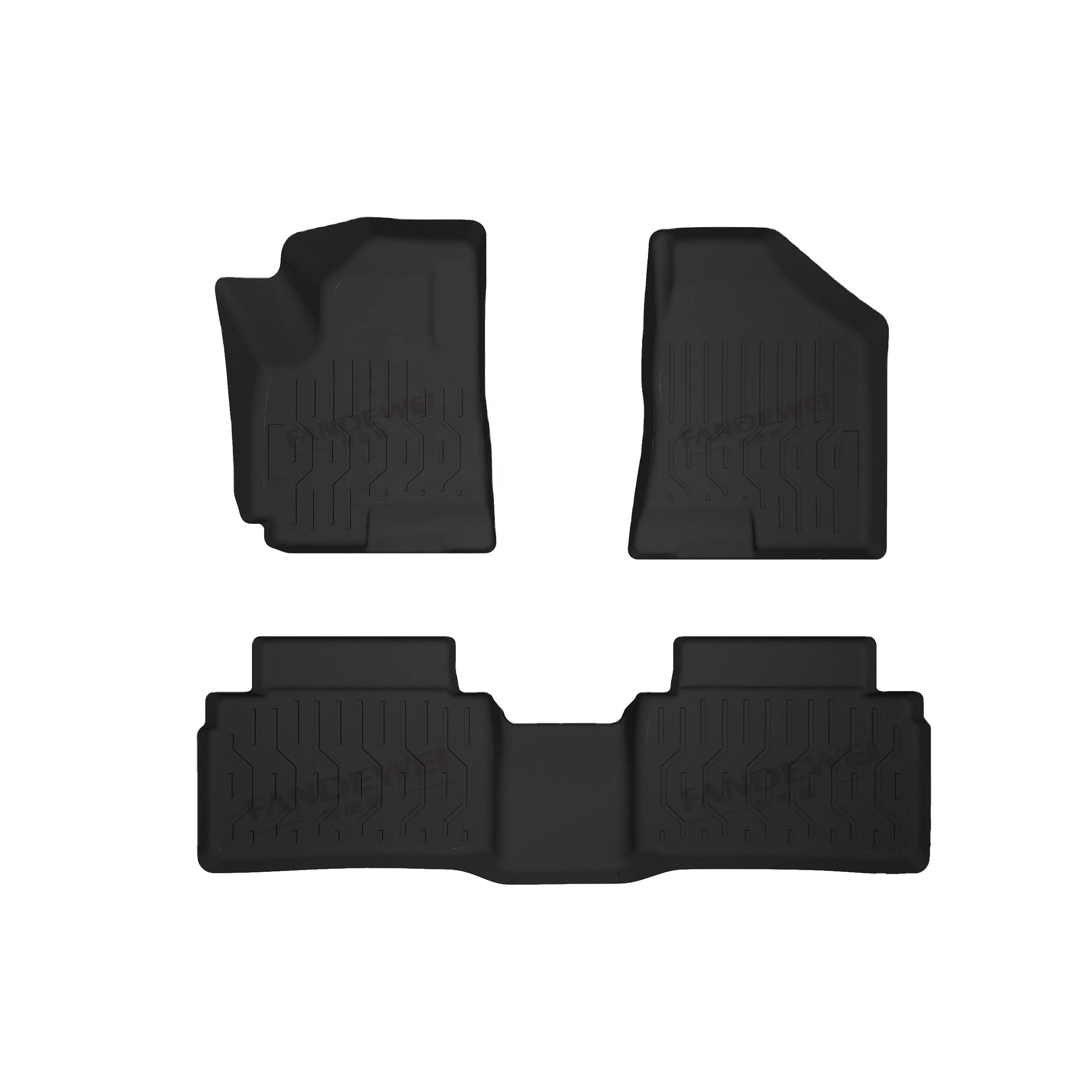 

3D TPV резиновый автомобильный напольный коврик лучшего качества, противоскользящий, против царапин, огнестойкий для HYUNDAI IX35 2018-2021+