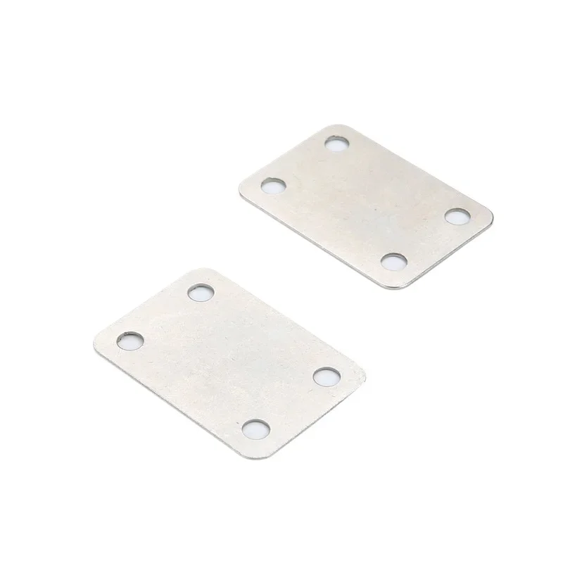 Square Flat Piece Angle Code Steel Fixing Straight Piece Angle Code One-word Angle Iron Furniture Fasteners Hardware Accessories