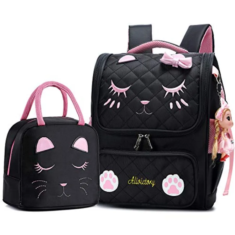 

AO ALI VICTORY Girls Backpacks, Waterproof Cute Backpack for Toddler Girl Preschool Bookbags Elementary School Bags
