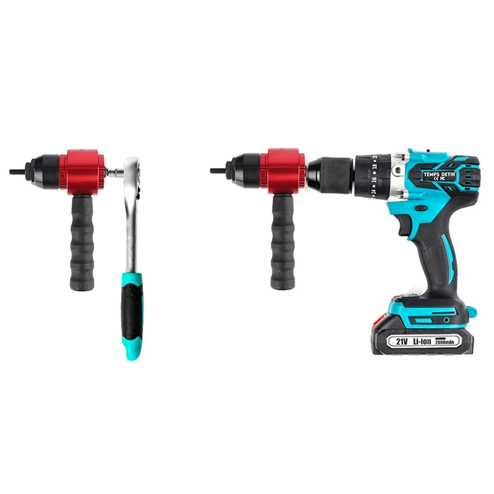 Home Nut Riveting Machine Industrial Grade DIY Plug-in Nut Quick Riveting Tool Electric Rivet Nut Gun Converter M3 M4 M5 M6 M8