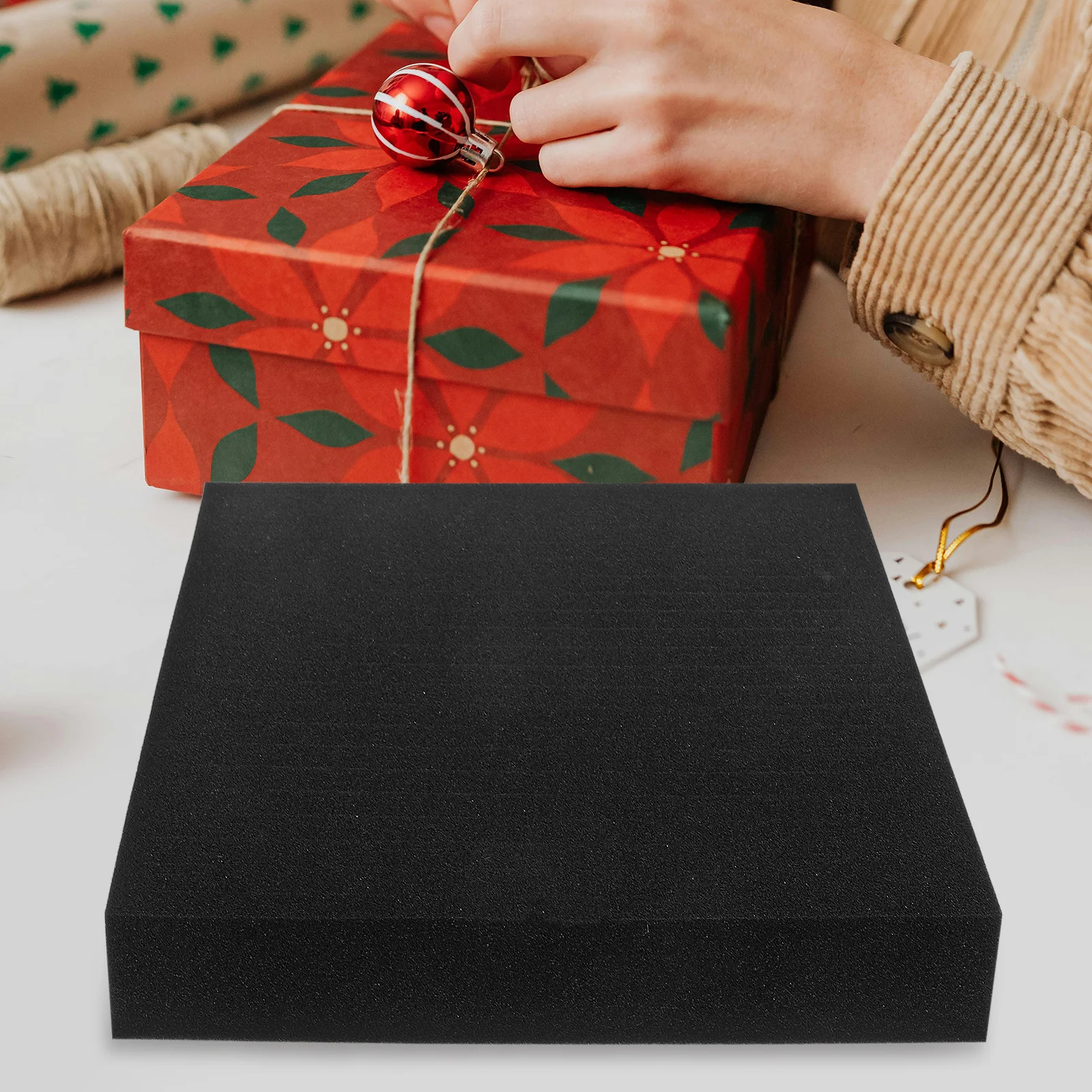 Revestimientos de espuma para caja de herramientas, organizador de joyas, almacenamiento al vacío, embalaje ahorrador de espacio comprimido, 4 Uds.