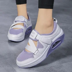 Women's Shoes 2022 Fashion Breathable Wedge Air Sneakers Lightweight Platform Sport Shoes Summer Woman Vulcanize Shoes