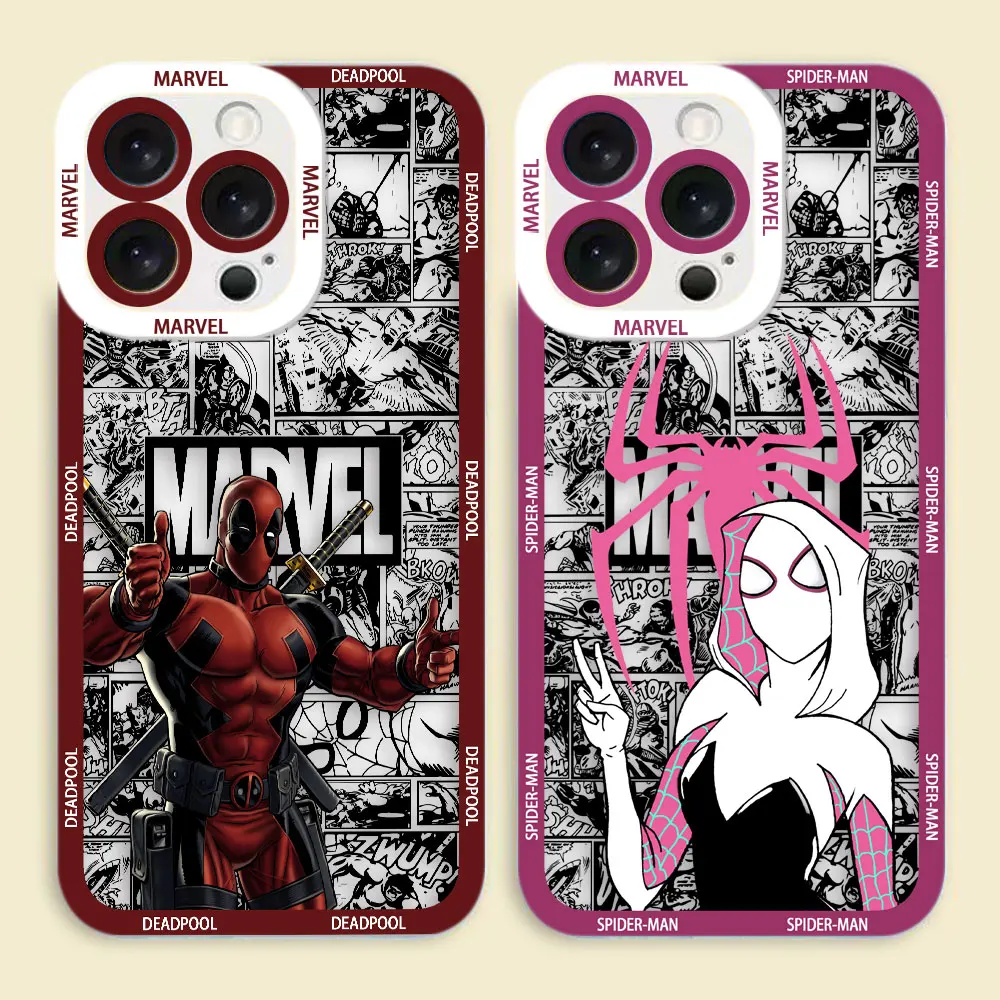 

Marvel Heroes The Avengers Cover Clear Phone Case For OPPO RENO 12 11 11F 10 8 8Z 8T 7 7Z 6 6Z 5G 5 5F FIND X3 Case Funda Shell