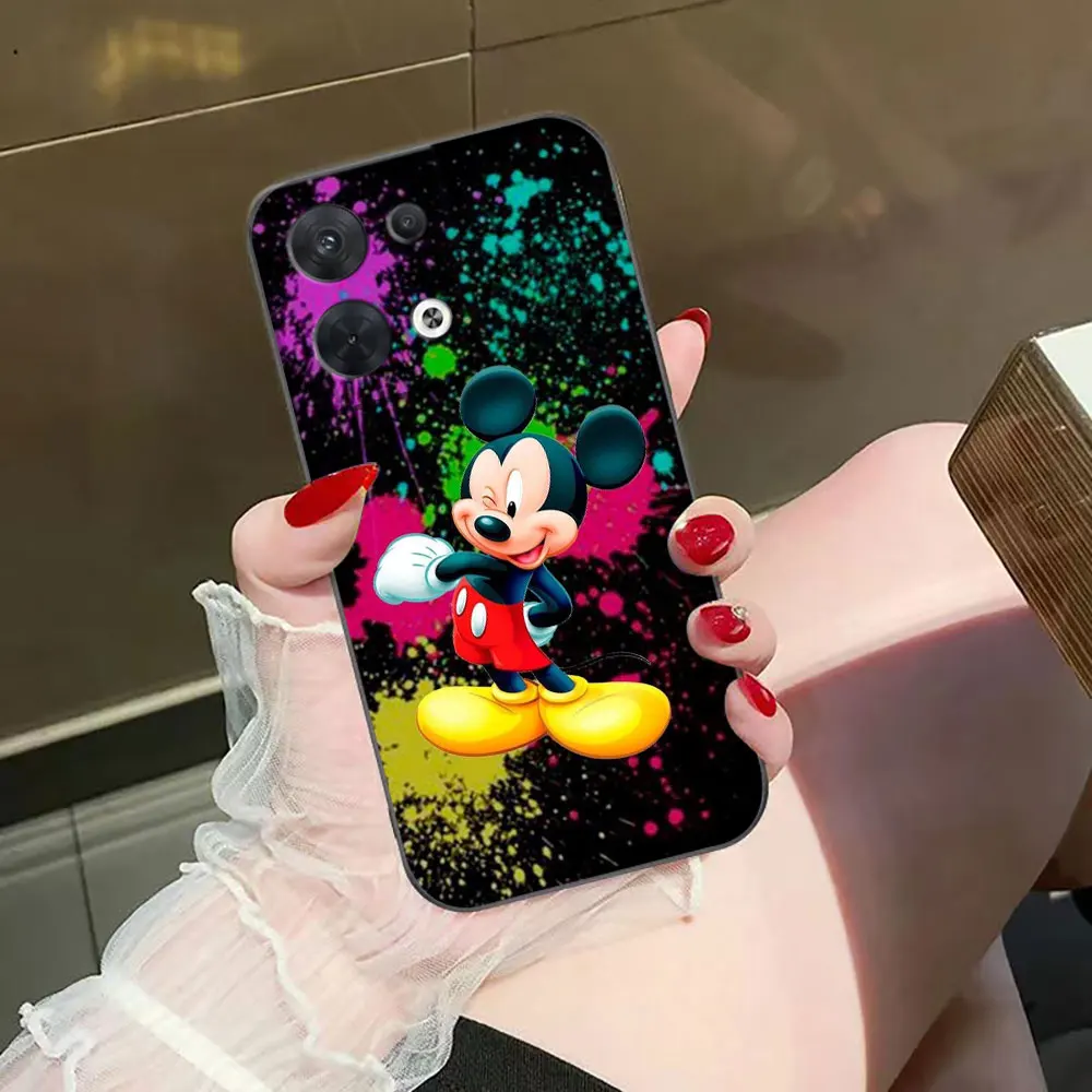 D-casing ponsel Disney Mouse Mickey Minnie, casing ponsel untuk OPPO RENO 11 11F 10 8T 8 8Z 7Z 7 6Z 6 5F 5 4F 4 3 2F Find X3 PRO LITE 4G 5G