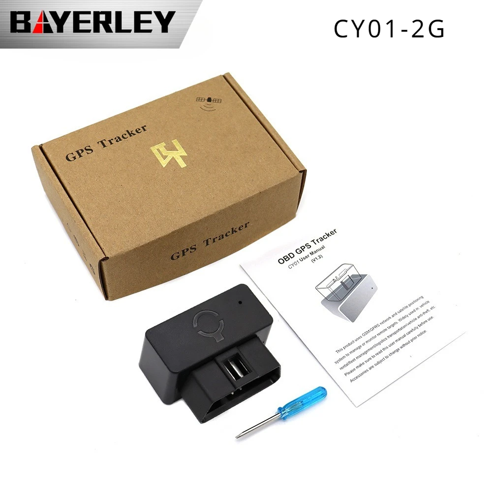 

Installation-Free GPS Tracker OBD Interface Car Intelligent Tracker Electronic Fence App English Version Intelligent Cy01Google