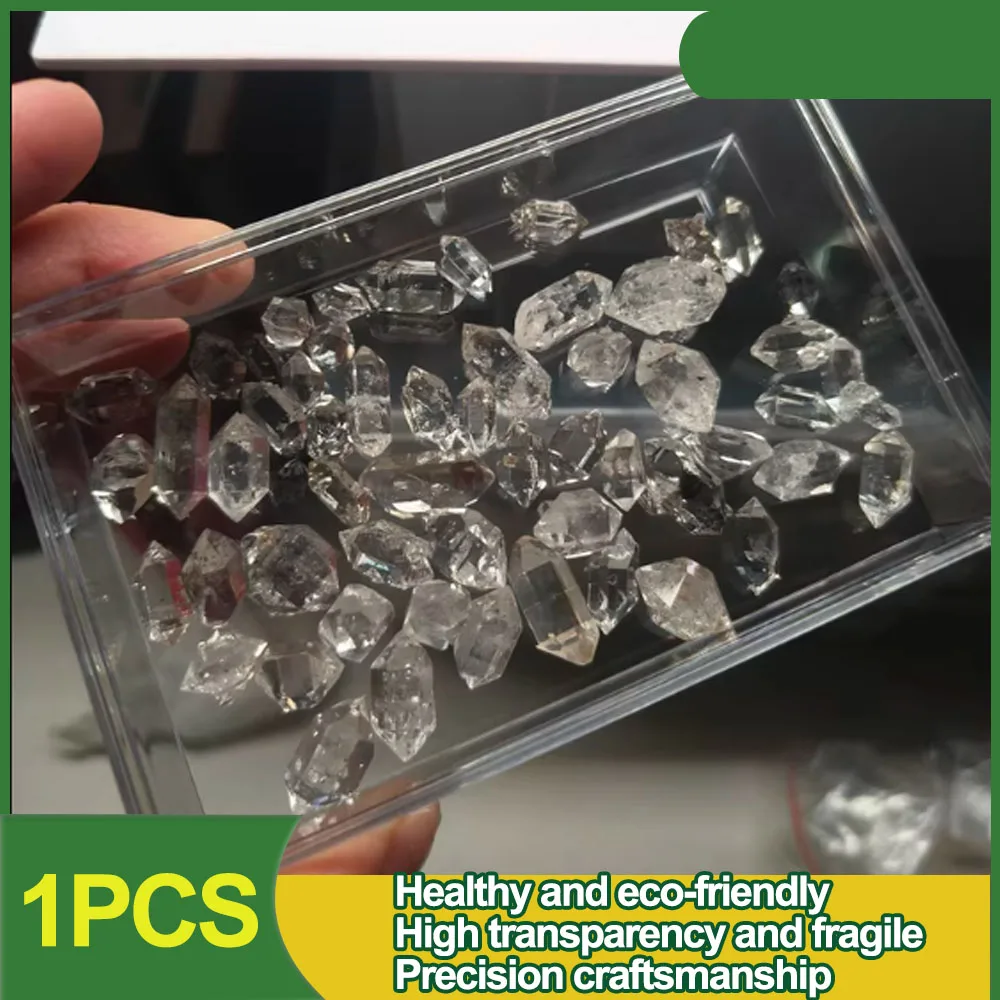 1Pcs Transparent Plastic Rectangular With Lid Box Display Box Storage and Specimen Collection Packaging Storage Box
