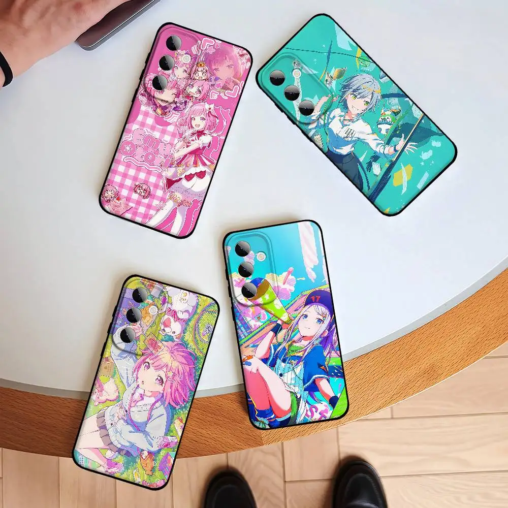 

P-Project S-Sekai Phone Case For Samsung S24, S25 22,30,Note20,Lite,Ultra,5G,Plus,FE Black Cover