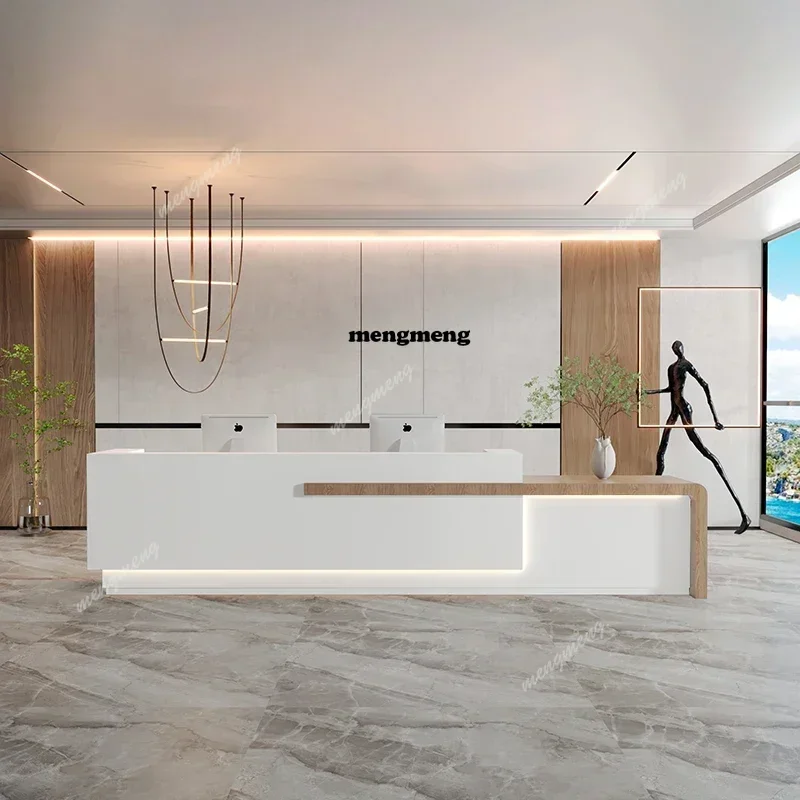 Display Office Reception Desks Stand Counter Modern Podium Luxury Reception Desks Banco Universal Mostrador Trendy Furniture