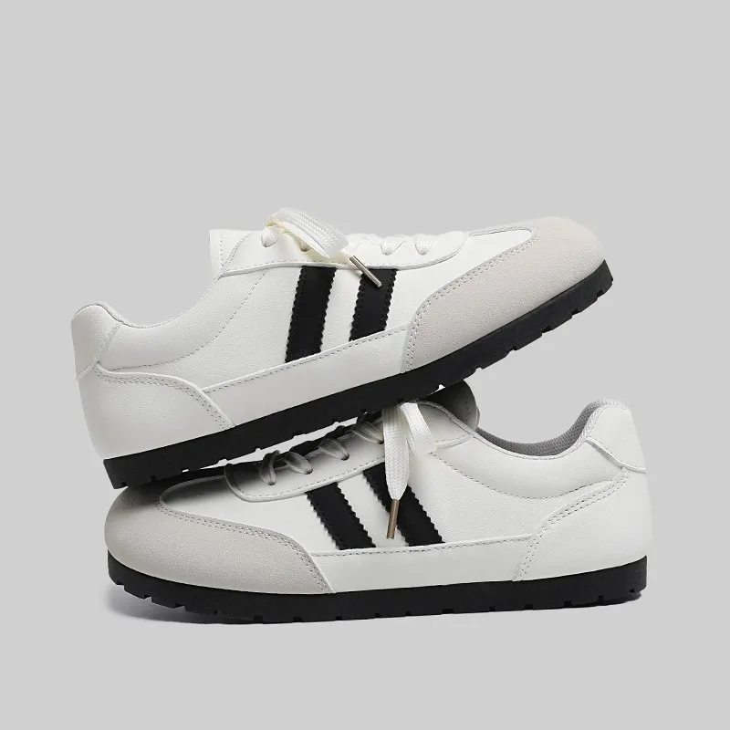 

Sports Shoes Thick Sole Casual Board Shoes Women 2026 New Cowhide Everything Soft Sole Inside Increase De Training Shoes