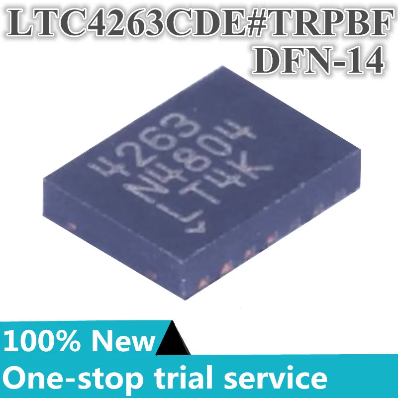 

2-100pcs %New original LTC4263CDE#PBF LTC4263CDE#TRPBF Silkscreen 4263 Package DFN-14 Power Over Ethernet (PoE) controller