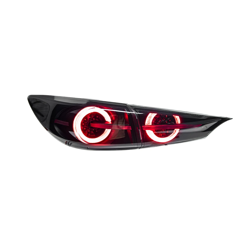 ATV&UTVAuto Rear Back Lamps Assembly for Mazda 3 Axela 2014-2018 Upgrade New Styling LED Dynamic Turn Car Taillight Accessories