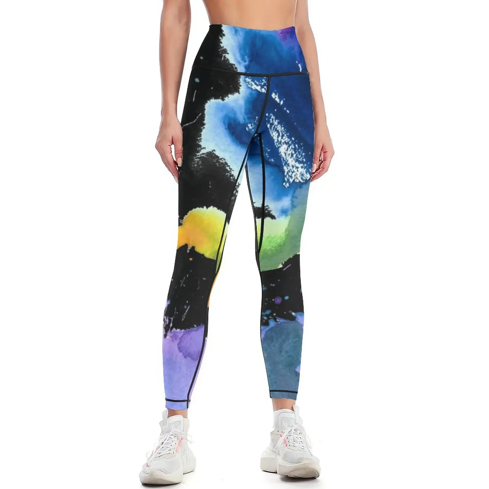 

Full Spectrum Watercolor Leggings Women's sports pants Pants sport trousers sport pants Womens Leggings