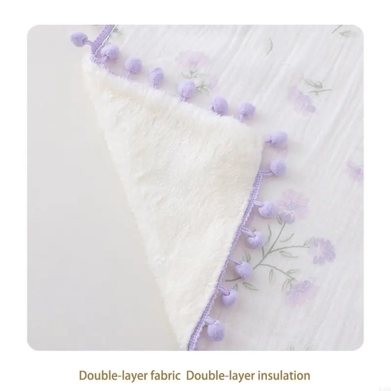L38E Receiving Blanket for Toddlers Strollers Blanket Strong Absorbent Breathable