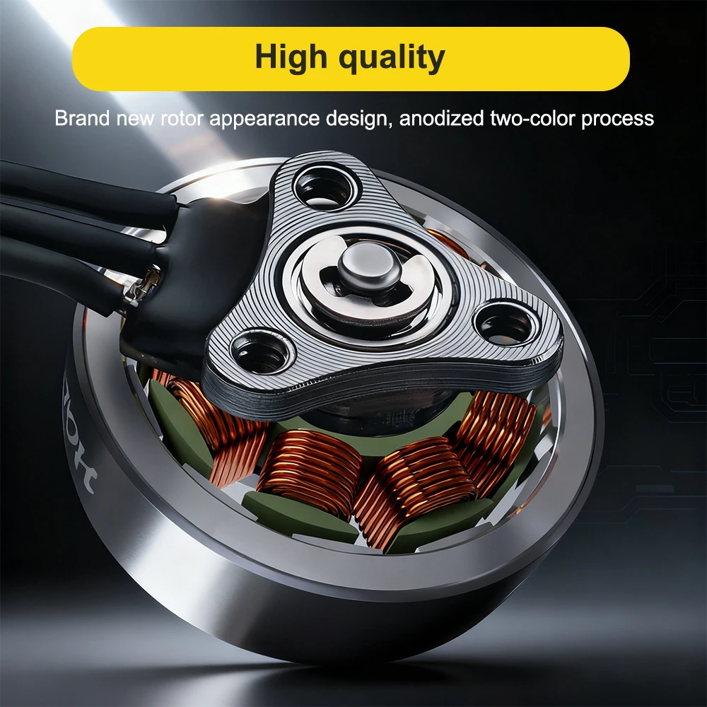 HGLRC SPECTER 1002 21000KV 1S محرك بدون فرشاة لطائرات بدون طيار FPV Freestyle 65 مللي متر Tinywhoop مسواك أجزاء ذاتية الصنع