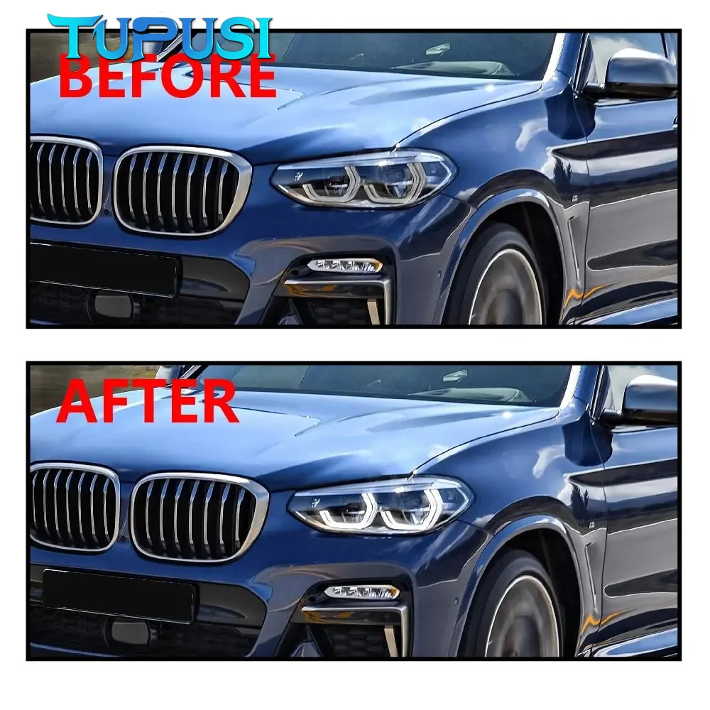Für BMW X3 X4 G01 G02 G08 2018-2021 DRL-Modul Tagfahrlicht Weiße LED-Scheinwerferplatine Angel Eye Chip Auto-Zubehör – Detail 6