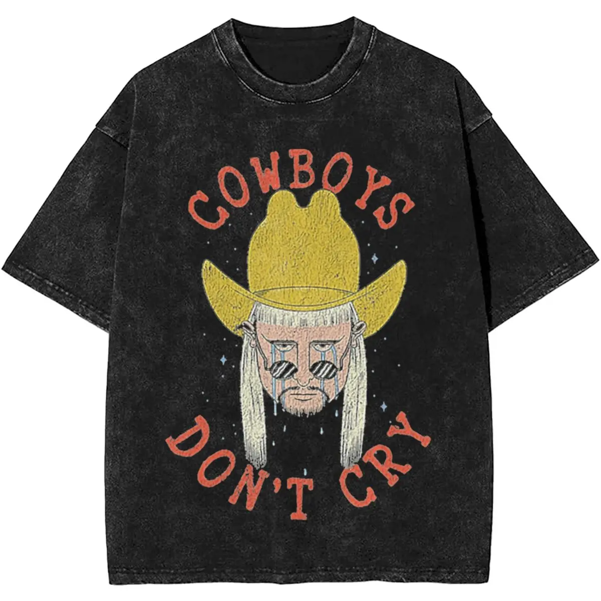 Oliver Tree Cowboys Don't Cry T Shirt Streetwear for Men Women Cool T-Shirts Hiphop Streetwear