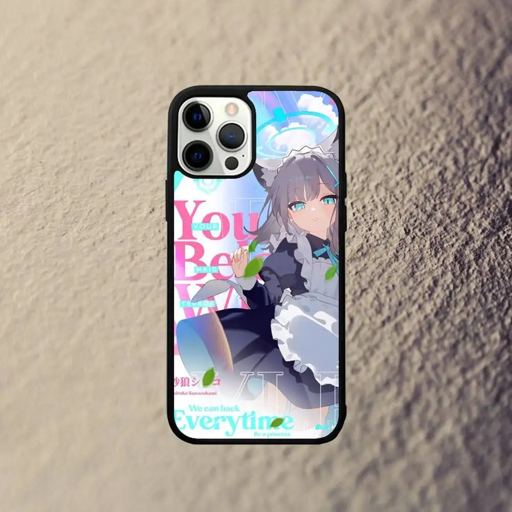 Coque de téléphone bleue A-Archive pour iPhone 16,15,14,13,12,11,Pro,Max,Plus,Mini,SE, nouvelle charge magnétique sans fil Magsafe