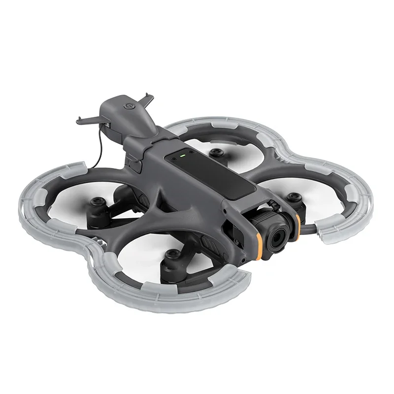 For DJI Avata 2 LED Propeller Guard Protector Rechargeable Luminous Anti-collision Ring Propellers Protective Bumper